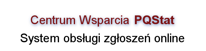 [PQStat Software] Wsparcie